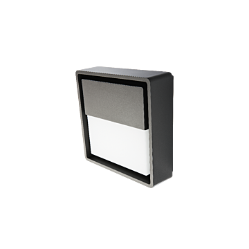 SG 605266 Frame Square Wall Grafiet 7W LED 300lm 3000K Wit Ra 80