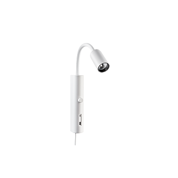 SG 320800 Tube Wall Wit 8W LED Warm Wit