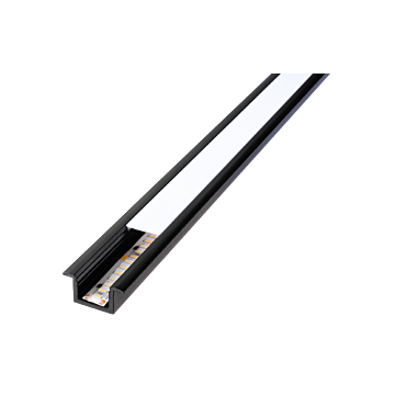 SG 391431 StripLine 1,8m Zwart profiel inbouw