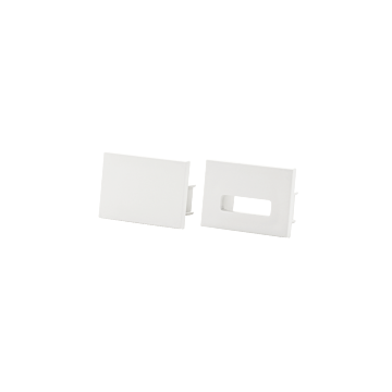 SG 391448 StripLine Wit Eindstuk Opbouweenheid kit Polycarbonaat (PC)
