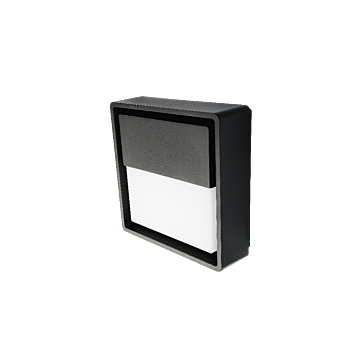 SG 605256 Frame Square Wall Zwart 7W LED 300lm 3000K Wit Ra 80