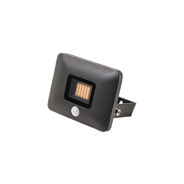 SG 630035 Flom Mini Grafiet 10W LED 1140lm 4000K Koel Wit PIR-Sensor Ra 80