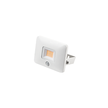 SG 630055 Flom Mini Wit 10W LED 1290lm 3000K Wit PIR-Sensor Ra 80