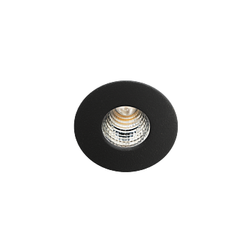 SG 907006 Nano Mat Zwart 1W LED 2700K Warm Wit 36° Ra90