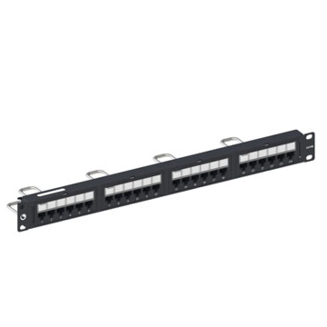 Commscope Netconnect (Amp) 760180000 Patchpaneel RJ45 CAT5E 24ports Zwart