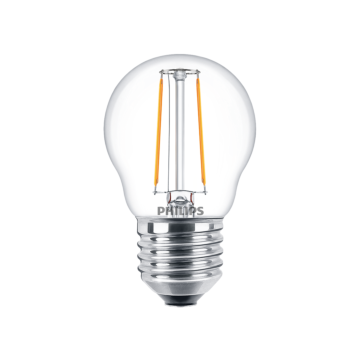 Philips 929001238755 LED Filament Clear ND P45 2-25W E27 Warm wit