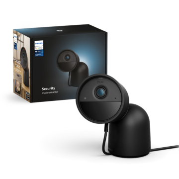 Philips 929003562504 Hue Secure beveiligingscamera met cameravoet Zwart