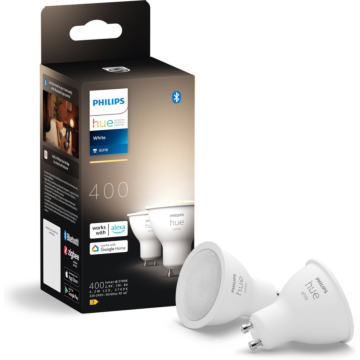 Philips 929003666902 Hue White 4,2W GU10 (2-pack)