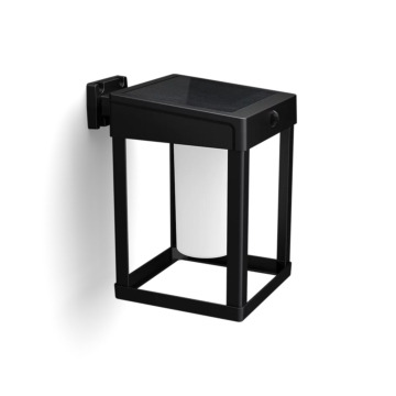 Philips 929003363701 Wandlamp op zonne-energie Camill SQ Zwart Sensor 