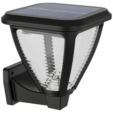 Philips 929004066501 Wandlamp op zonne-energie Vapora Zwart