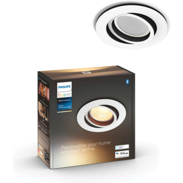 Philips 929003811001 Hue Milliskin Inbouwspot Hue White Ambiance (GU10) Wit