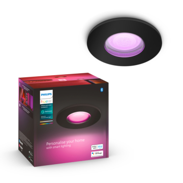 Philips 929003812601 Hue Xamento Zwart inbouwspot White and Color Ambiance