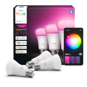 Philips Hue White and Color Ambiance A60 - E27 slimme lamp - 810 - 3-pack