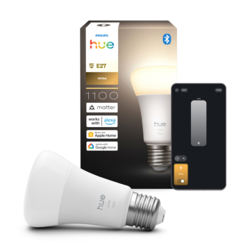 Philips Hue White A60 - E27 slimme lamp - 1100