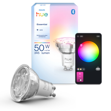 Philips Hue Essential GU10 - slimme spot - 345 lm - 4,7W