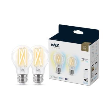 Wiz 8719514551053 Filament Tunable White Helder A60 E27 6,7W Duo pack OP=OP