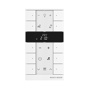 Busch Jaeger SBR-F-10.0.11-84 Free@home Tenton Thermostaat 10-voudig Studiowit