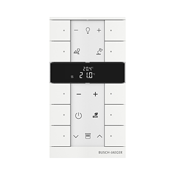 Busch Jaeger SBR-F-10.0.11-884 Free@home Tenton Thermostaat 10-voudig Studiowit mat