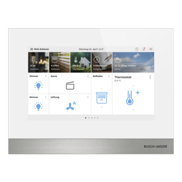 Busch-Jaeger H8236-4W-03 IP Touch 7" LAN / Wifi Paneel Wit