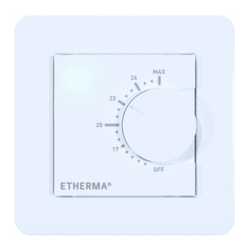 Etherma 41278 Draaithermostaat met appfunctie draaiknop 16A