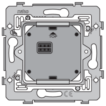 Niko 550-20211 Wandbewegingsmelder 180° 9M Niko Home Control