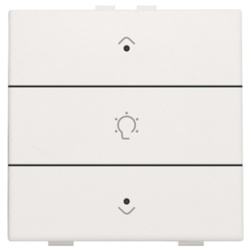 Niko 101-52043 Enkelvoudige dimbediening voor Niko Home Control met leds White 