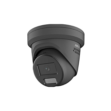 Hikvision DS-2CD2347G2H-LISU/SLBL 4MP ColorVu Smart Turret Camera 2.8mm Zwart (met microfoon en licht)