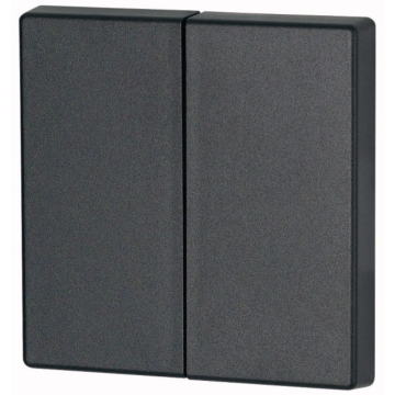 Eaton 126049 xComfort 2-voudige wip zonder opdruk Antraciet (Gira & Jung)