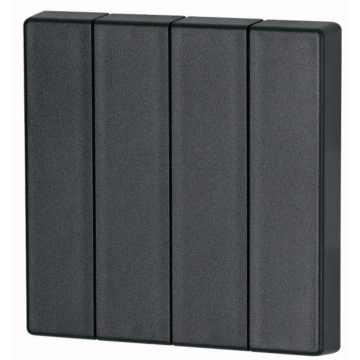 Eaton 126053 xComfort 4-voudige wip zonder opdruk Antraciet (Gira & Jung)
