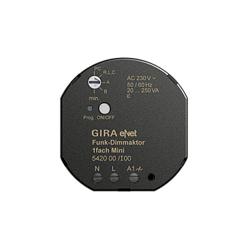 Gira 542000 eNet Draadloze dimactor enkelvoudig Mini 20 - 250 W/VA