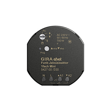Gira 542700 eNet Draadloze jaloezieactor enkelvoudig Mini