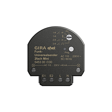 Gira 545300 eNet draadloze universele zender tweevoudig Mini