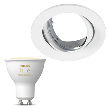 Inbouwspot Lumiance Inclusief Hue White Ambiance (GU10) Wit