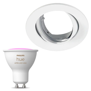 Inbouwspot Lumiance Inclusief Hue White en Color (GU10) Wit