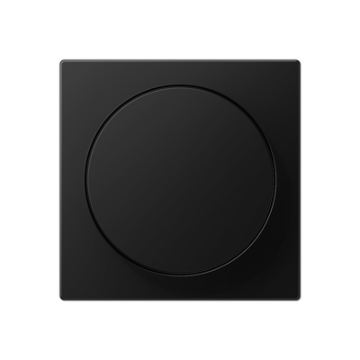 Jung A 1740 BF SWM Afdekking voor draaidimmer Grafietzwart mat