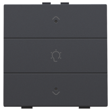 Niko 122-52043 Enkelvoudige dimbediening voor Niko Home Control met leds Anthracite