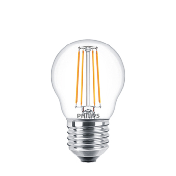Philips 929001890555 LED Filament Clear ND P45 4,3-40W E27 Warm wit 