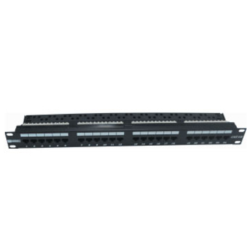 Radiall R280MOD990 Patchpaneel UTP CAT5E 24ports 1HE Zwart