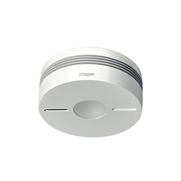 Hager TG550A Optische rookmelder batterijgevoed (Rf koppelbaar) Wit