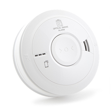 Ei optische Rookmelder Ei3016RF 230V met Lithium-batterij