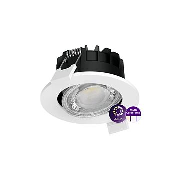 Philips 8720169208827 Ledinaire Recessed Spot 6W 550lm 2700K-3000K-4000K Wit 40°