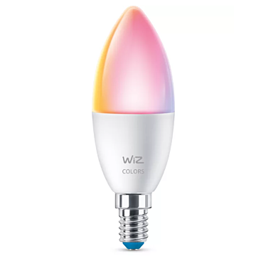 Wiz 929002448822 Gekleurd en Wit Licht E14 C37 4,9W