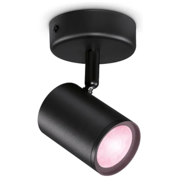 Wiz 929002659022 Imageo Spots 5W Color Zwart