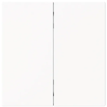 Busch Jaeger 6736 FoH-44M Bedieningswip 2-voudig voor serie Busch-art linear Studiowit mat