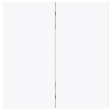 Busch Jaeger 6736 FoH-44G Bedieningswip 2-voudig voor serie Busch-art linear Studiowit