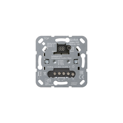 Gira 540200 System 3000 Universeel LED dimmer basiselement Komfort 2