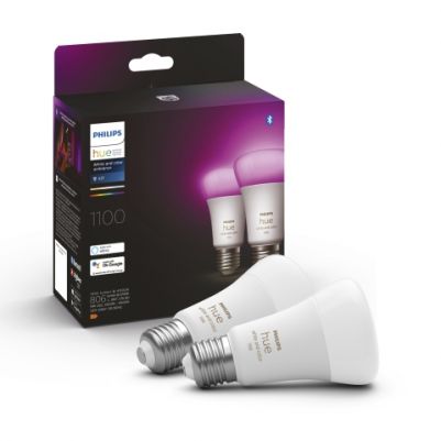 Philips 929002468802 Hue White and Color Ambiance 9W 1100 lumen E27 (duopack)