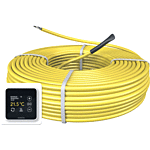 Magnum 101005 Cable Elektrische vloerverwarmingkabel met Klokthermostaat 6.7m2 1000W