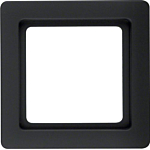 Berker 10116086 Q.1 Afdekraam 1-voudig, antraciet soft-finish
