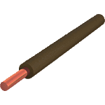 Nexans 10533332 VD draad Bruin 2.5mm² Eca (100 meter)